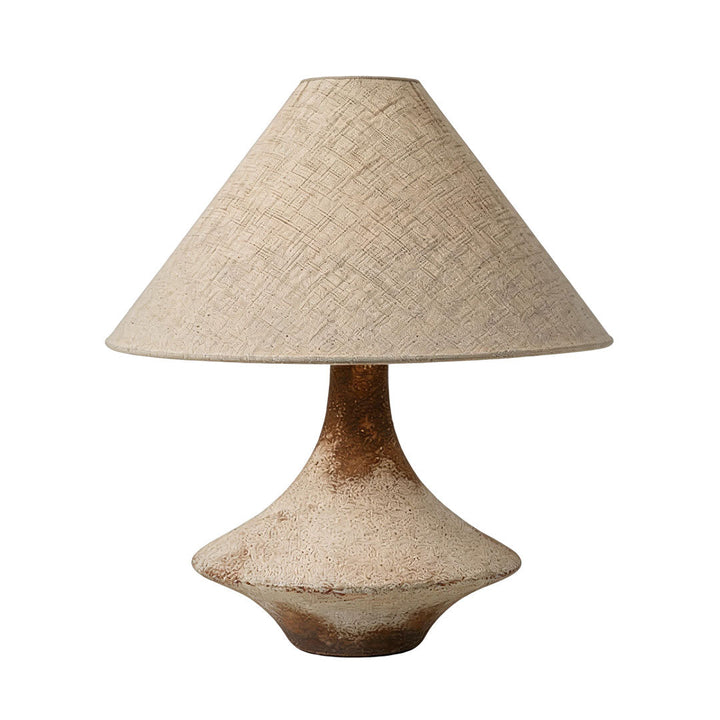 Grå Keramisk Bordslampa Wabi-Sabi Sängbord Accentljus