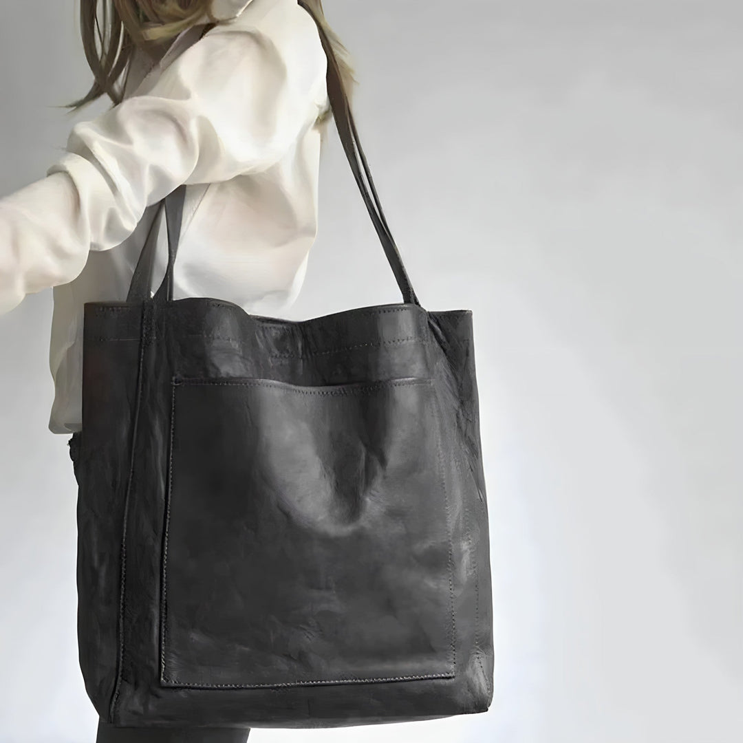 Dam Bag tillverkad av äkta läder med högkvalitativ Craftsmanship