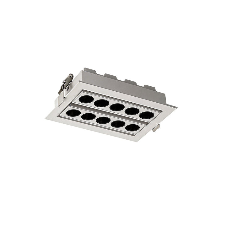 2 ST LED Infällda Takspotlights Grille LED Linjär Lampa