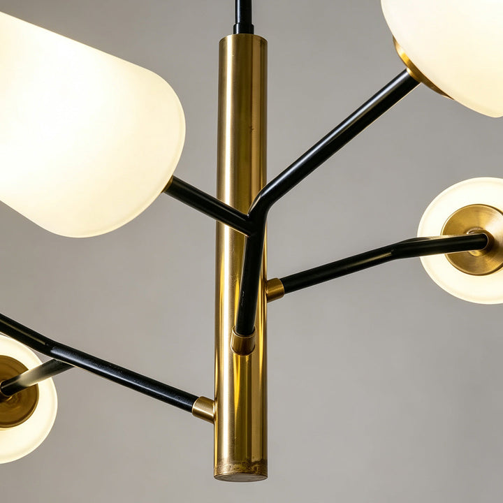 Italiensk Glas Kandelaber Minimalistisk Metall Taklampa