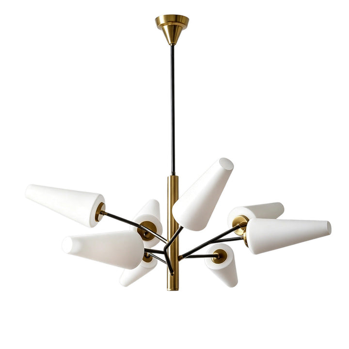 Italiensk Glas Kandelaber Minimalistisk Metall Taklampa