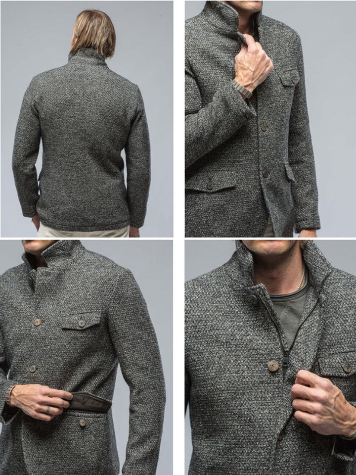 | Ficka Retro casual Blazer med Dragkedja - stilren komfort