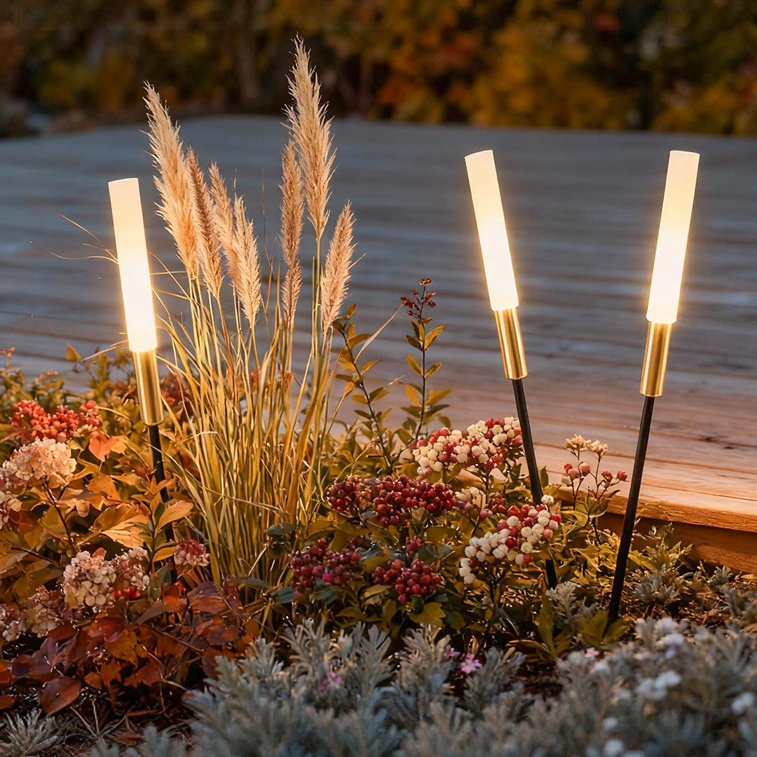 Landskapsljus Spikar Utomhus LED Gräsmatta Metall Lampa