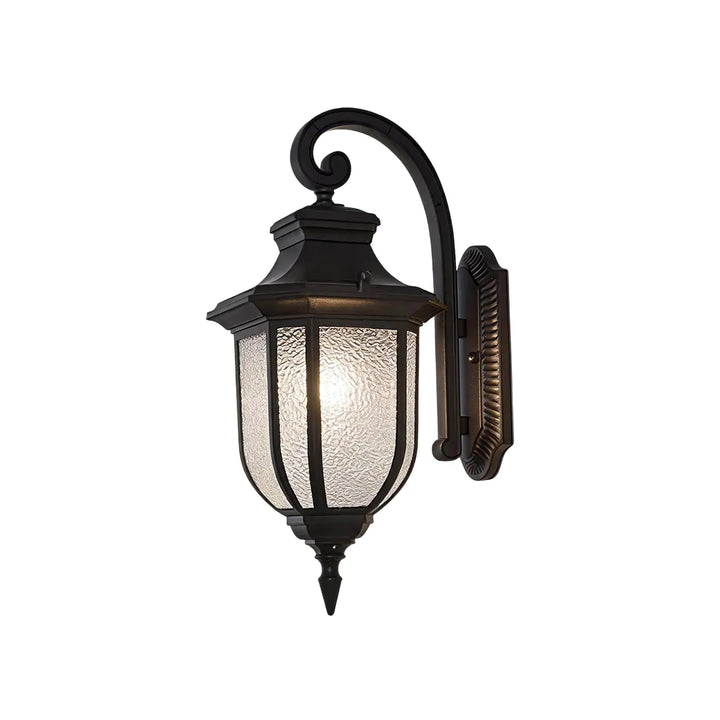 Utomhus Vägglampor Lantern American Vintage Glasljus