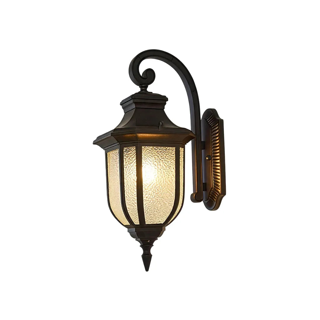 Utomhus Vägglampor Lantern American Vintage Glasljus