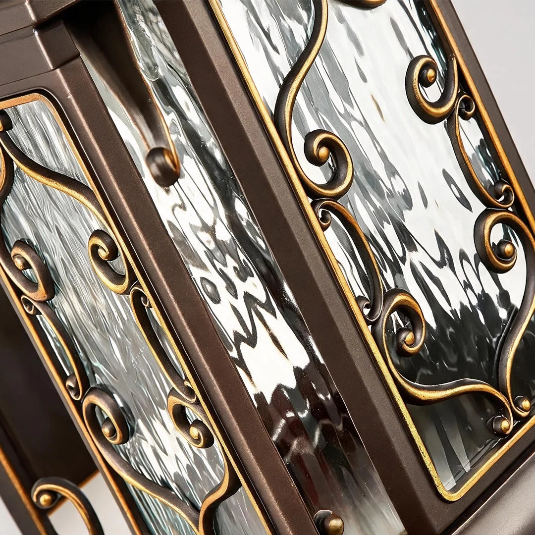 Lyktstolpar i europeisk vintage-stil för utomhusbruk