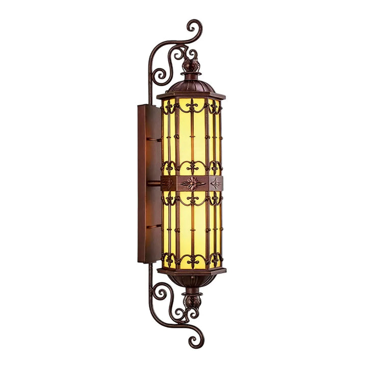 Vintage Vägglampa Belysning Europeisk Utomhus Glaslampa