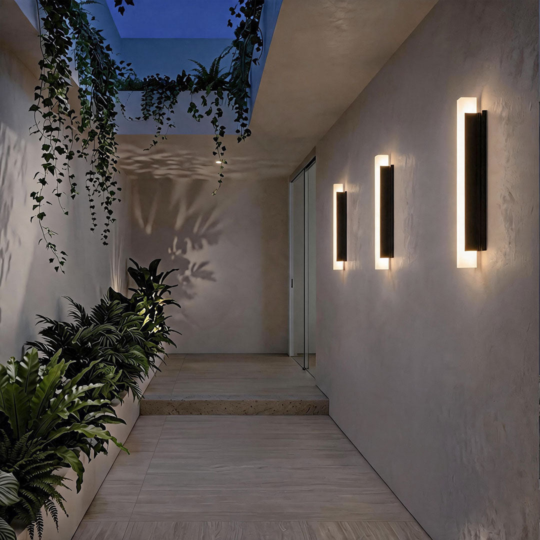 Utomhus Vägglampor Modern Minimalistisk Vattentät Trädgårdslampa
