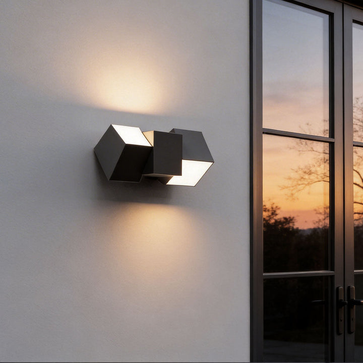 LED Utomhusbelysning Väggmontering Modern Vattentät Trädgårdslampa