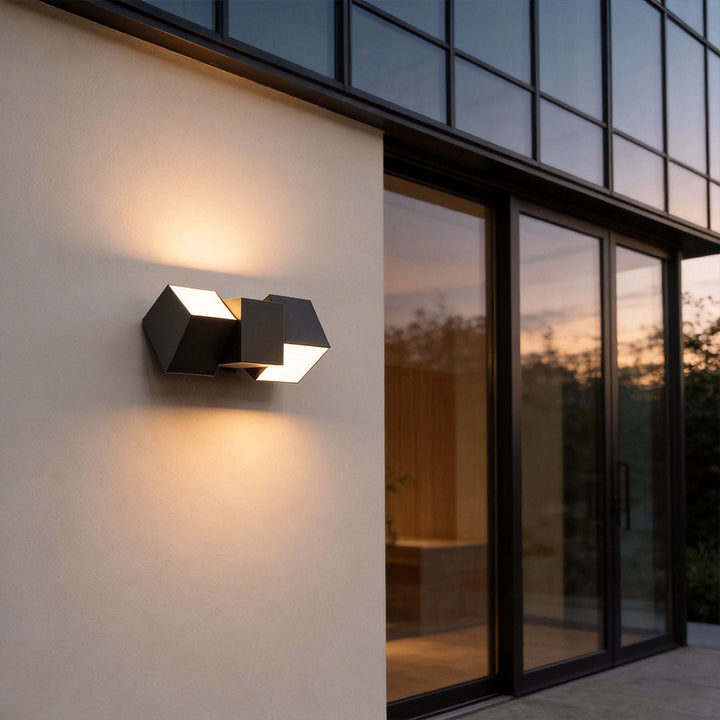LED Utomhusbelysning Väggmontering Modern Vattentät Trädgårdslampa