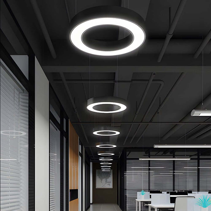 [Öppen låda] LED Pendelring Taklampa Modern Metall Akryl Ljus