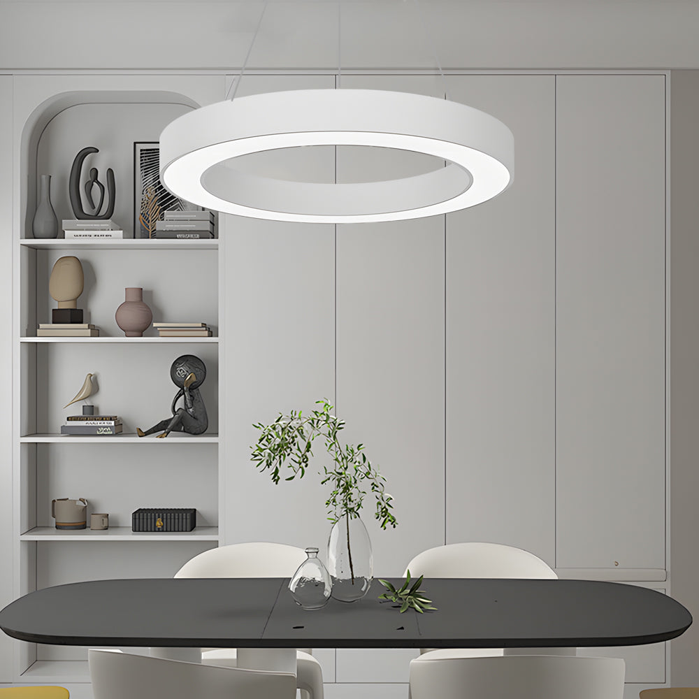 [Öppen låda] LED Pendelring Taklampa Modern Metall Akryl Ljus