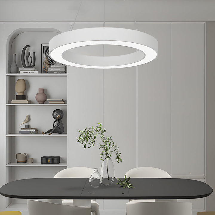 [Öppen låda] LED Pendelring Taklampa Modern Metall Akryl Ljus