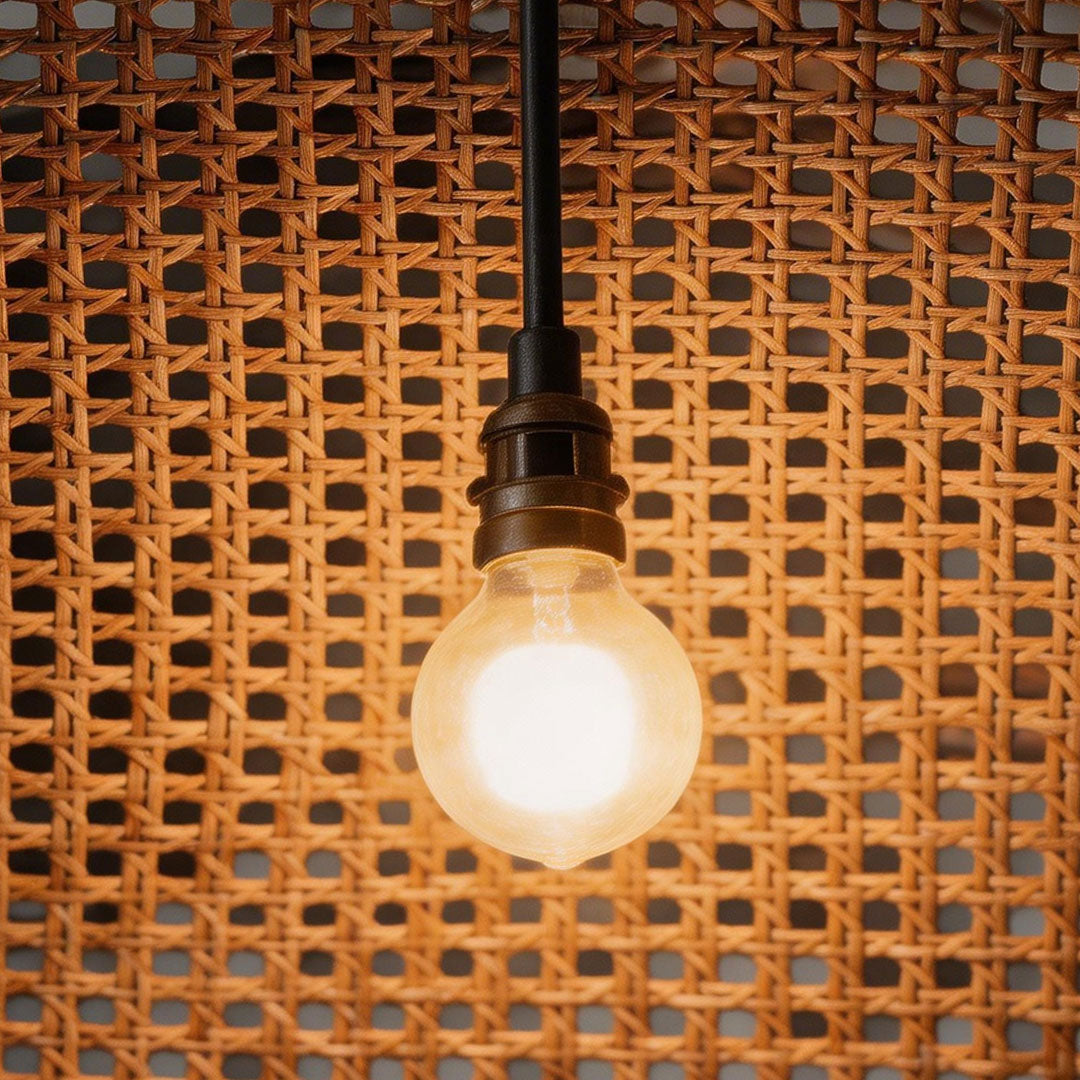 Dekorativ Pendellampa Japansk Vintage Taklampa