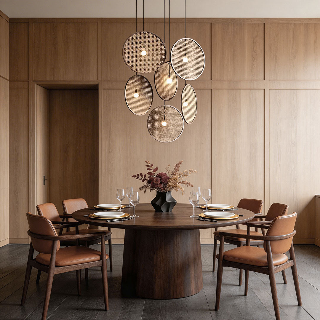 Dekorativ Pendellampa Japansk Vintage Taklampa