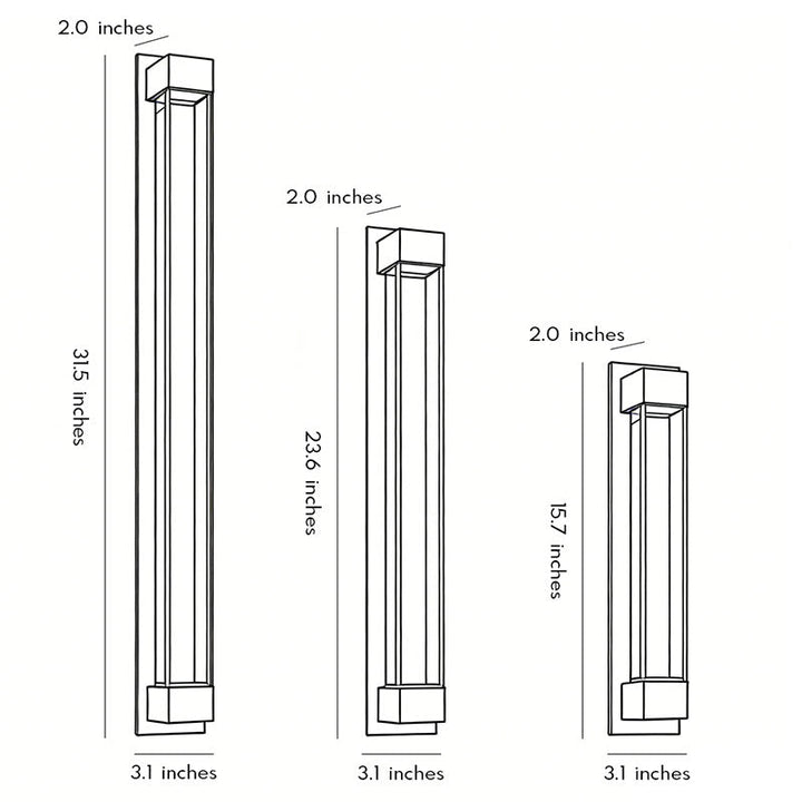 LED Vägglampa Utomhus Modern Minimalistisk Vattentät Bubbelbelysning