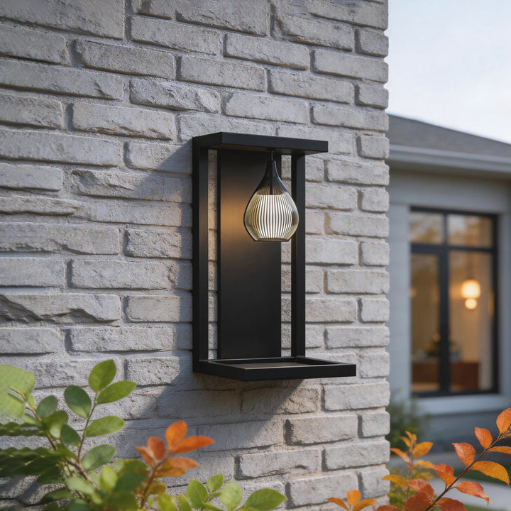 Utomhus Väggmonterad LED-lampa Vattentät Trädgårdsdekoration