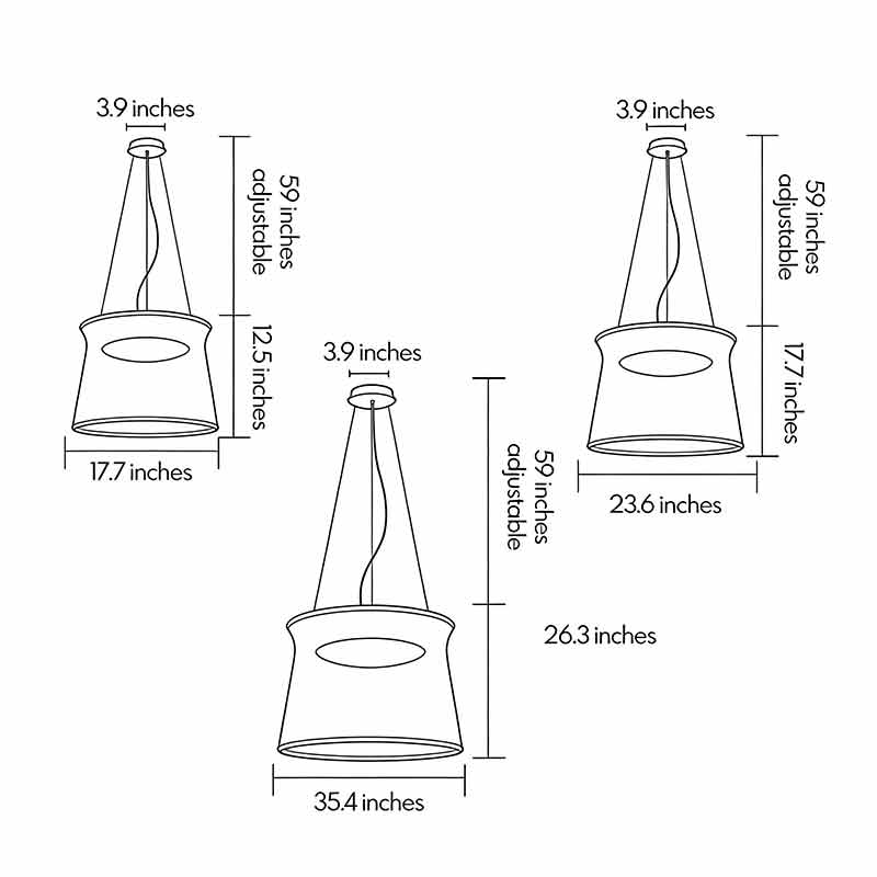 Vävd Lampa Hängande Nordisk Minimalistisk Taklampa