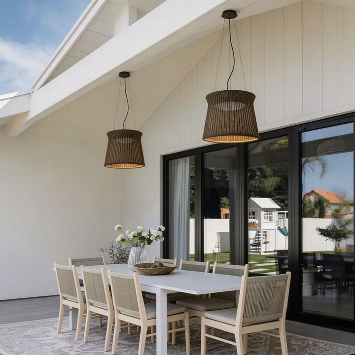 Vävd Lampa Hängande Nordisk Minimalistisk Taklampa