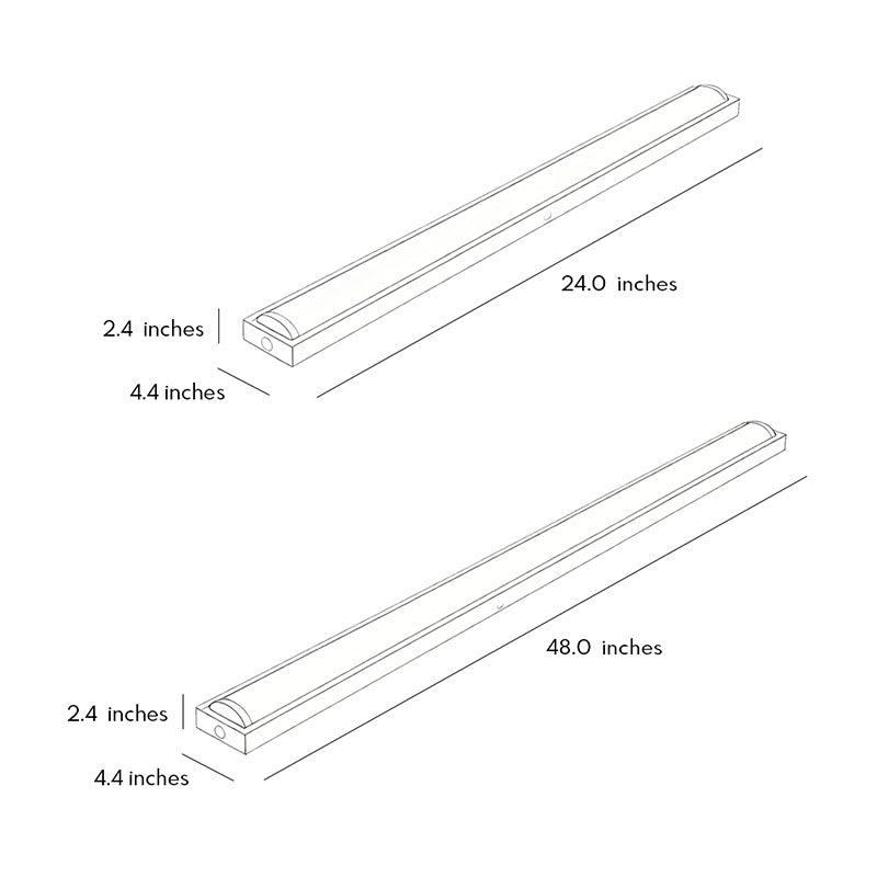 Modern minimalistisk vit LED-taklampa