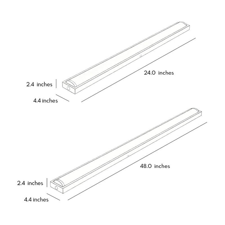 Modern minimalistisk vit LED-taklampa