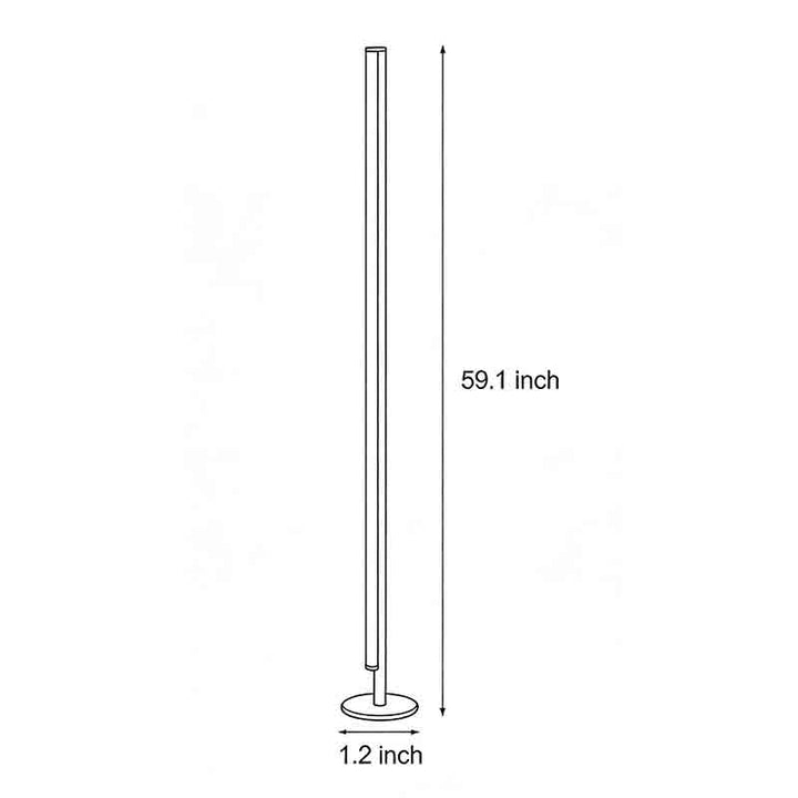[Öppen låda] Linjär Golvlampa Minimalistisk Modern LED Ambient Ljus