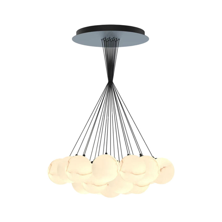 Modern Matt Svart Kandelaber Bubbelboll Taklampa