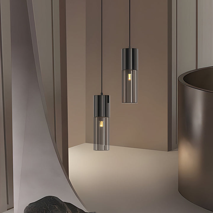 [Open-Box]Mini Svart Pendellampa Modern Metall Taklampa