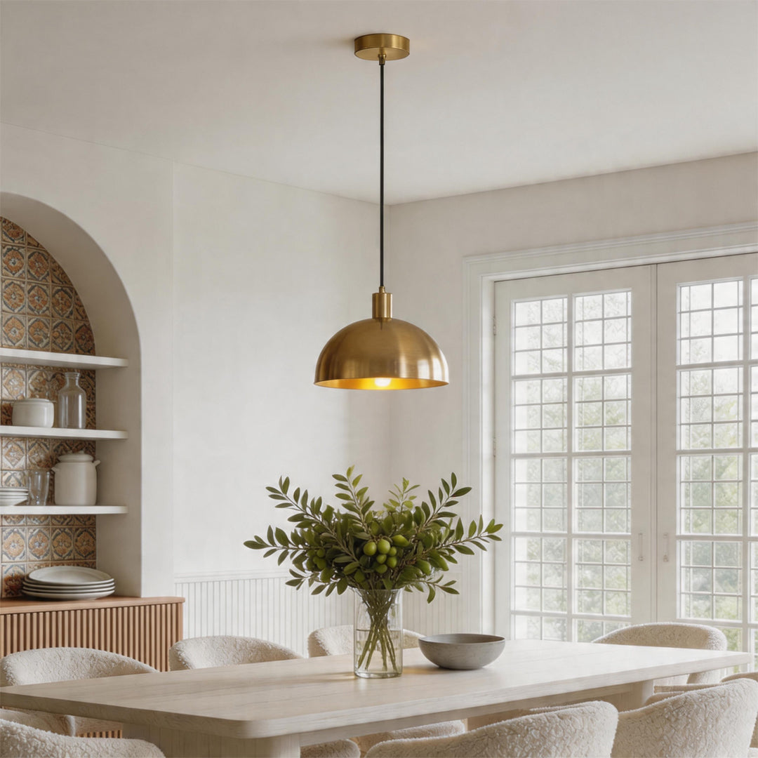 Brass Pendant Lighting Nordic Industrial Small Ceiling Light