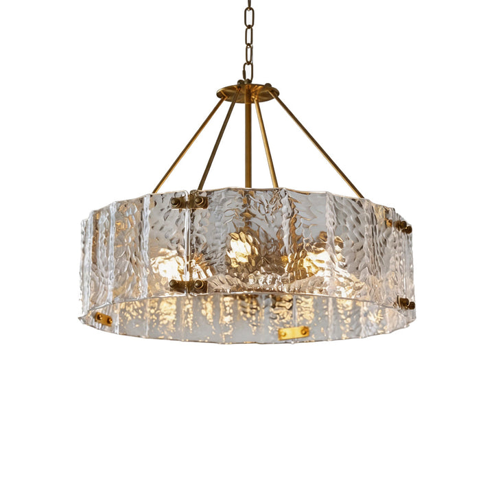 Modern Trumkrona Lyxig Ripple Glas Taklampa