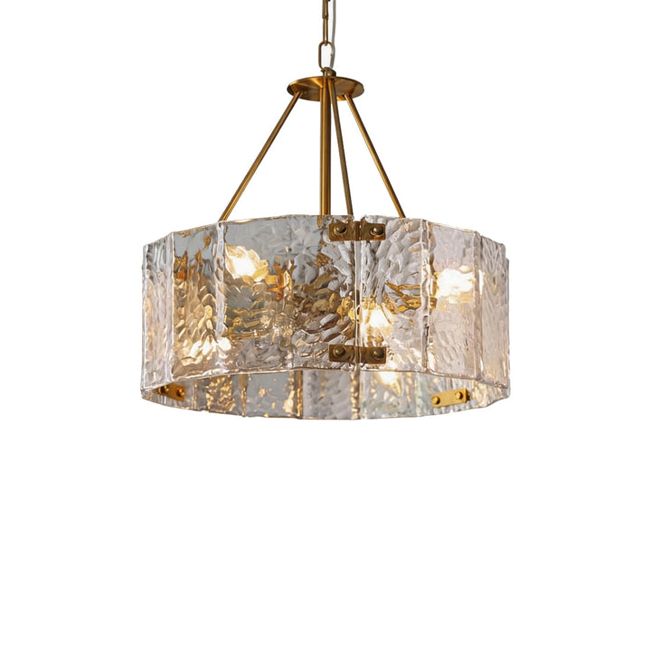 Modern Trumkrona Lyxig Ripple Glas Taklampa