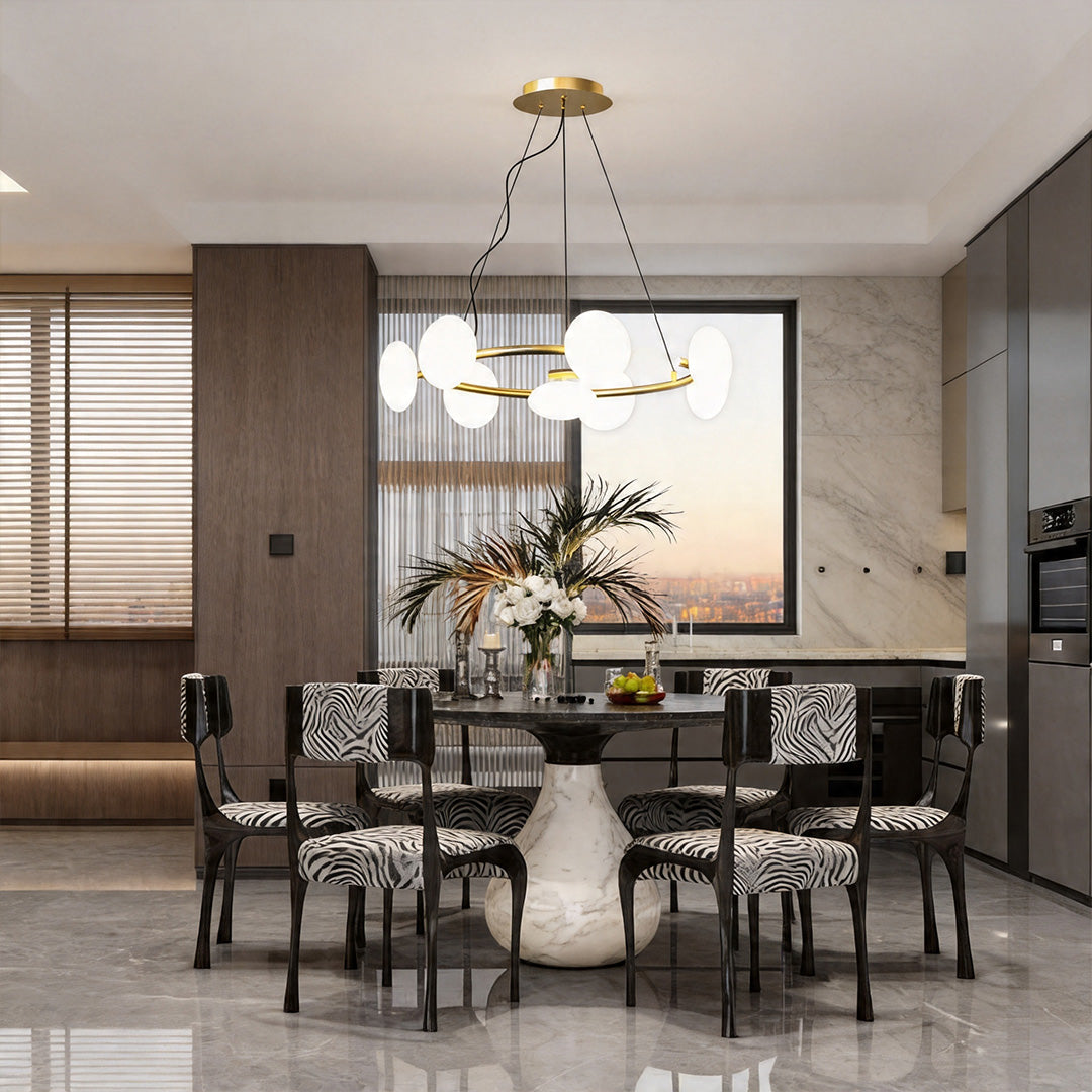 Modern Glam Kristallkrona Minimalistisk Molekyl Bön Taklampa