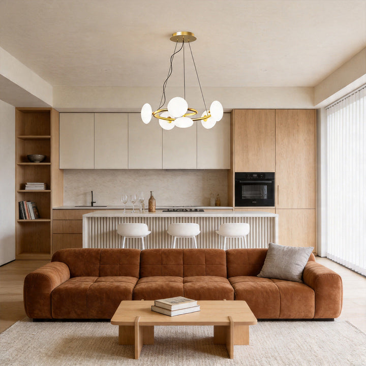 Modern Glam Kristallkrona Minimalistisk Molekyl Bön Taklampa