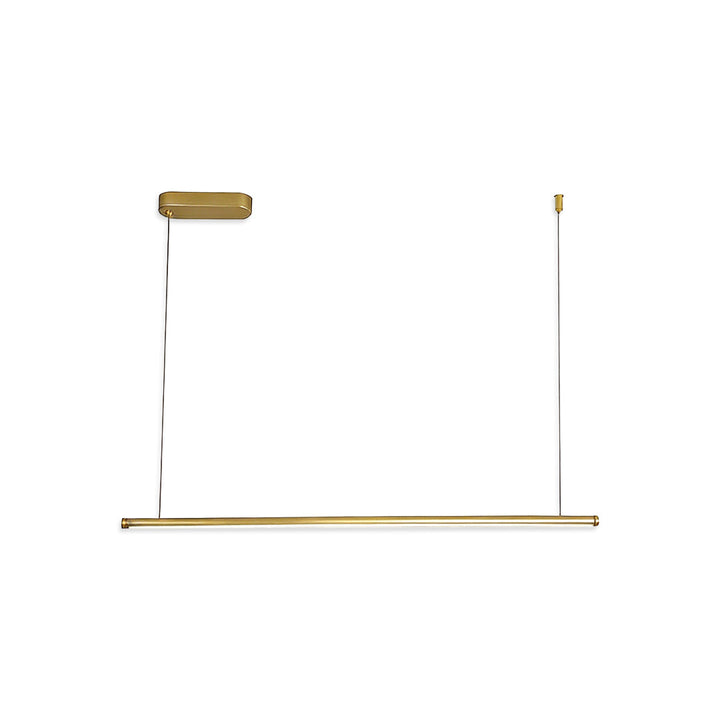 Linjär Guld Hängande Lampa Modulerbar LED Taklampa