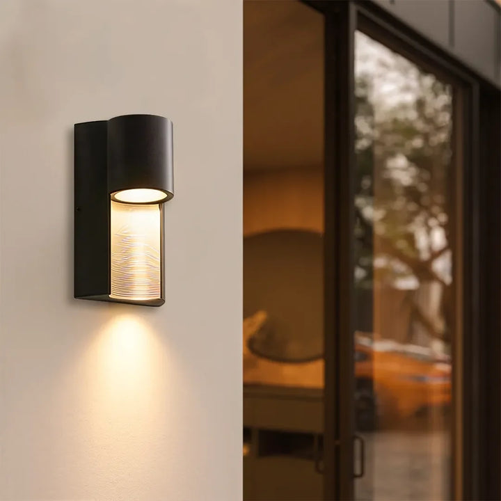 Modern LED Utomhus Vägglampa Aluminium Nedåtriktad Ljus