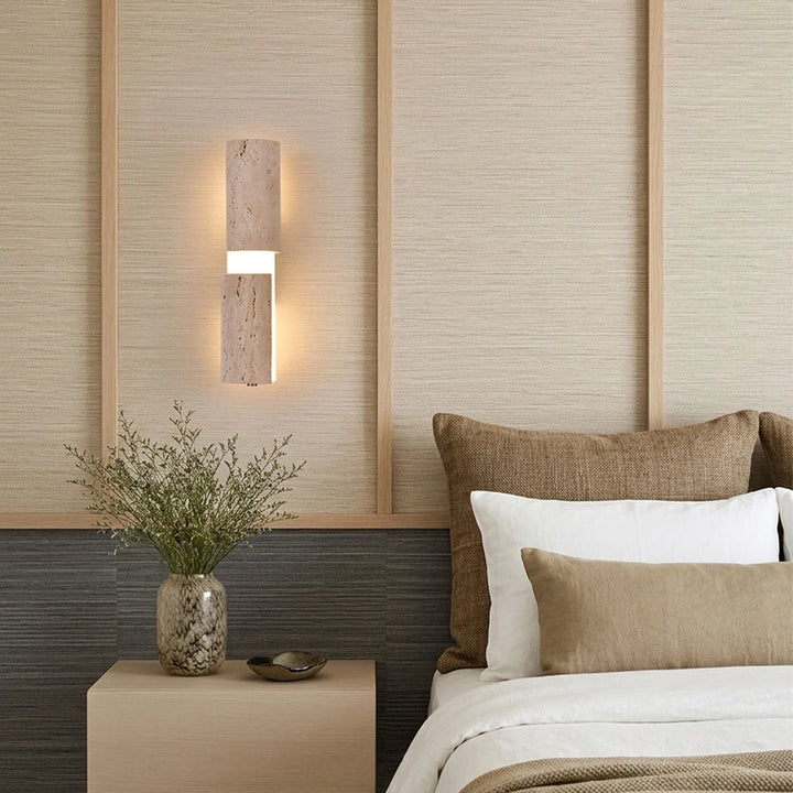 Moderna LED Vägglampor Vintage Travertin Ambient Ljus