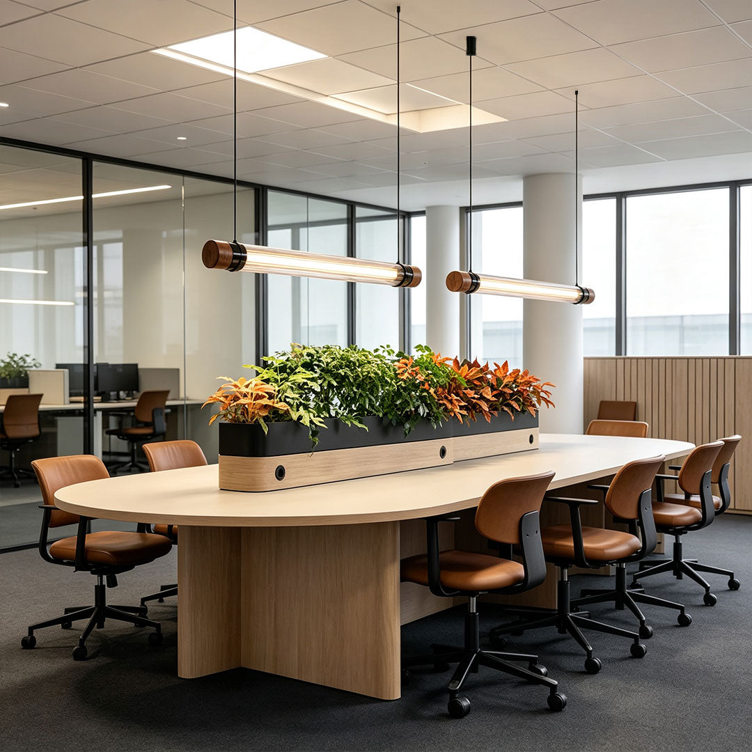 Modern linjär hängande belysning Enkel glas taklampa