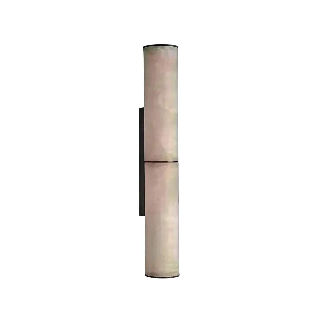 Modern Vertikal Vägglampa Lyxig Marmor Cylinder Ljus