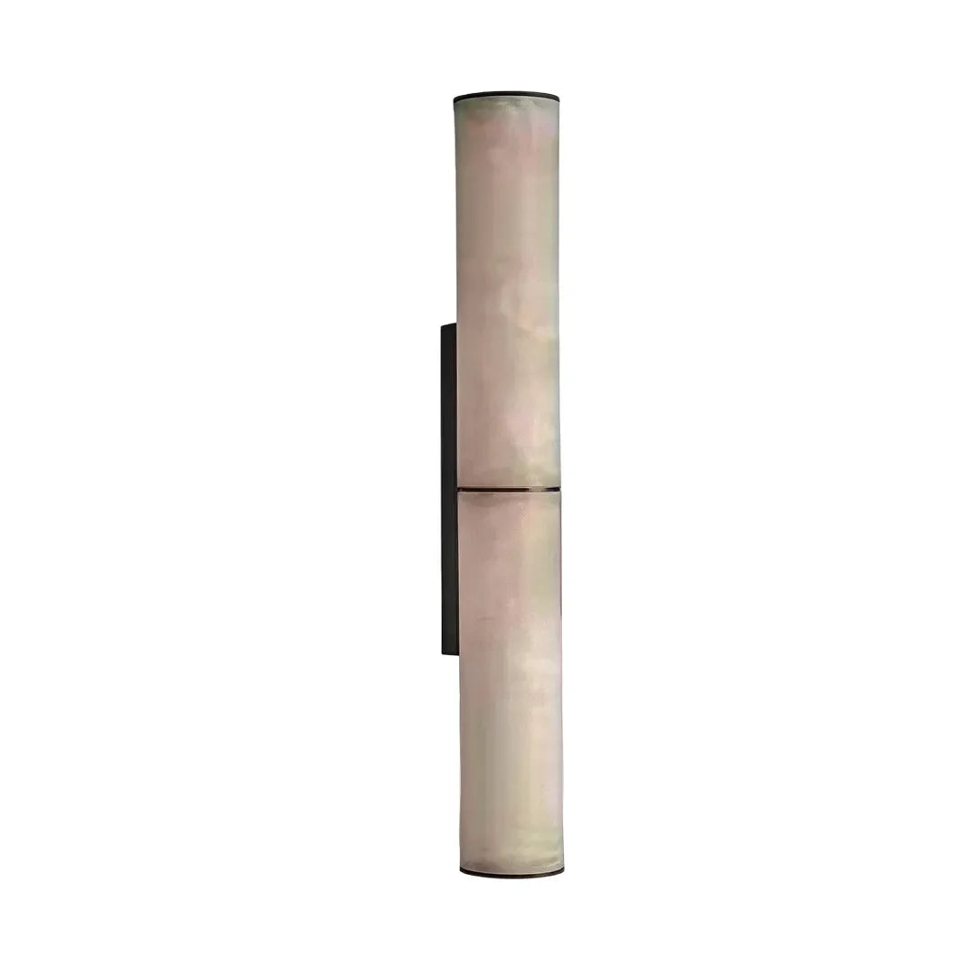 Modern Vertikal Vägglampa Lyxig Marmor Cylinder Ljus