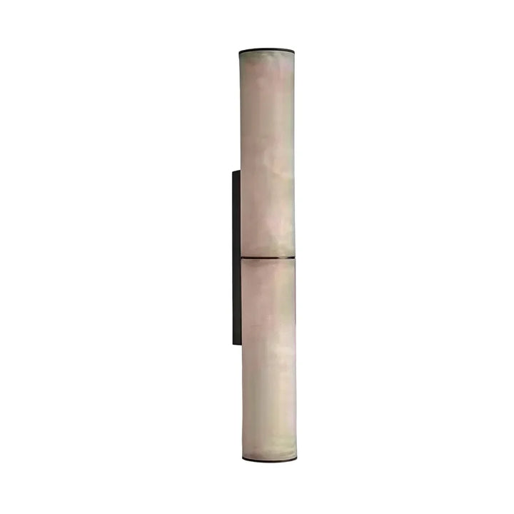 Modern Vertikal Vägglampa Lyxig Marmor Cylinder Ljus
