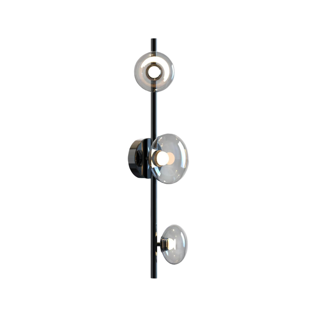 Multi Light Wall Sconce Nordisk Dekorativ Glaslampa