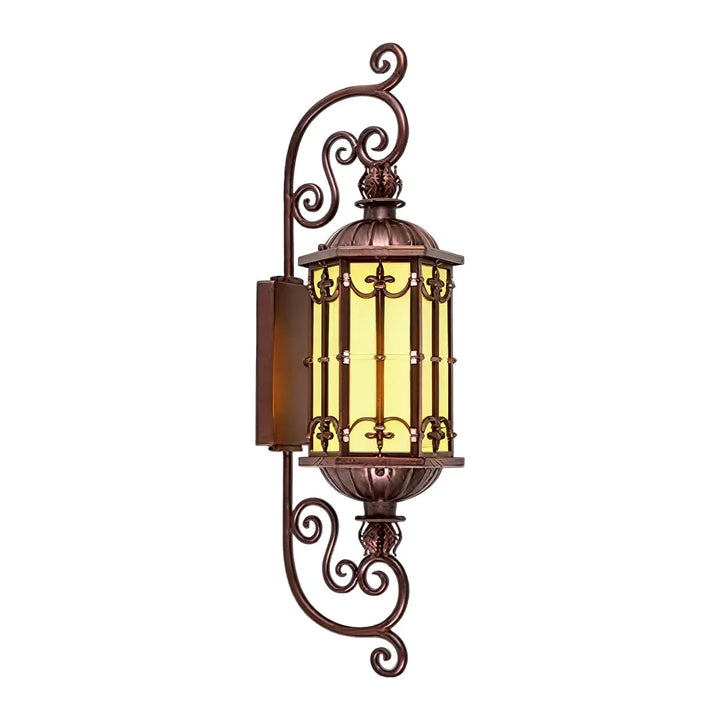 Vintage Vägglampa Belysning Europeisk Utomhus Glaslampa