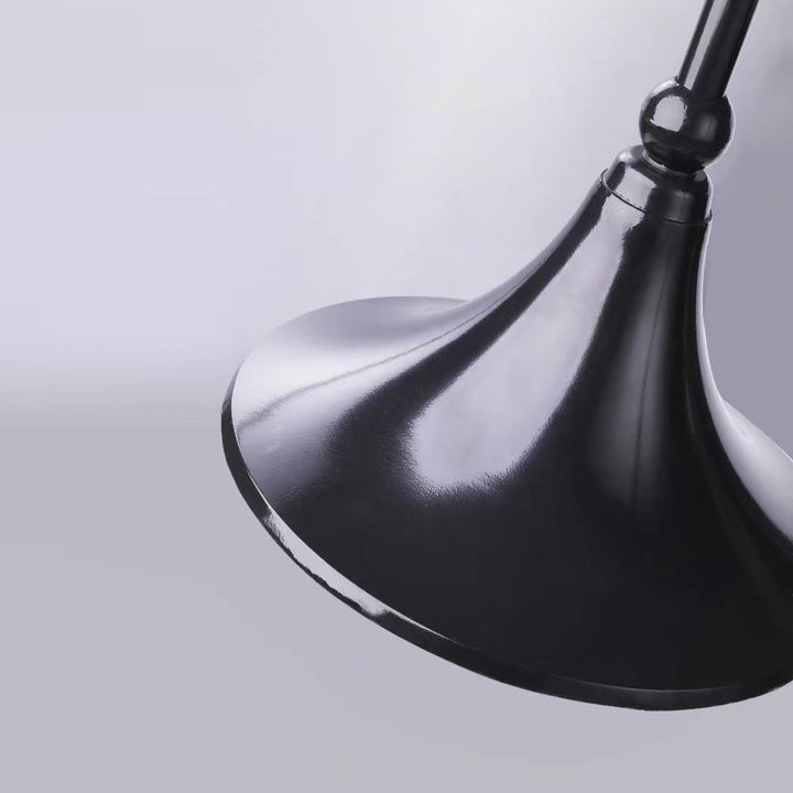 [Open-Box] Utomhus svarta vägglampor retro kreativ trumpetformad lampa