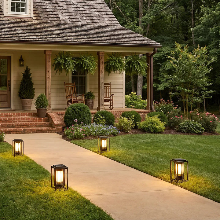 Utomhus Lantern Lampa Modern Landskapsbelysning