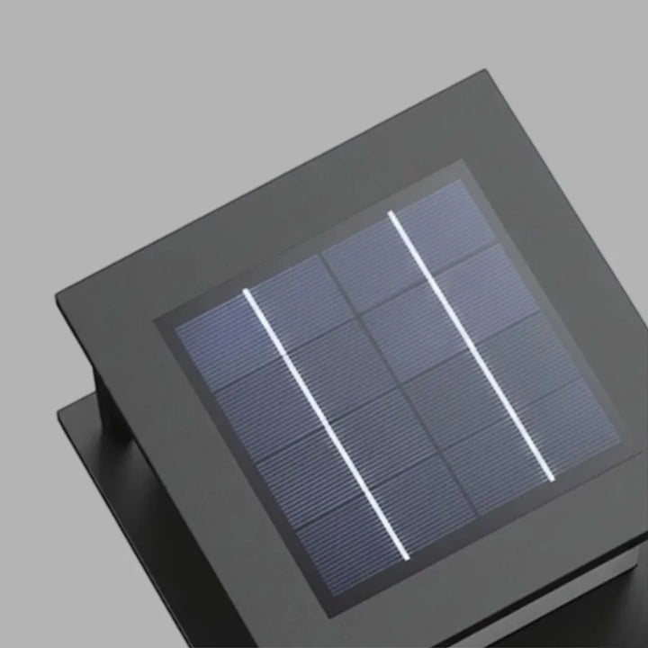 Utomhus Pelarlampor Solenergi Modern Konst Marmor Ljus