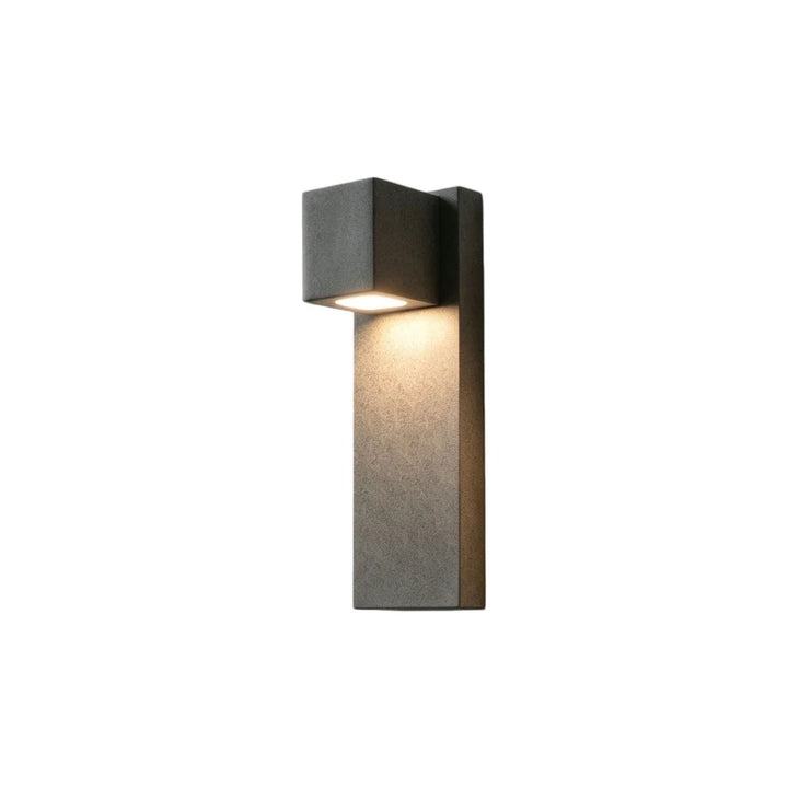 Utomhus Sten Väggbelysning Minimalistisk LED Geometri Ljus