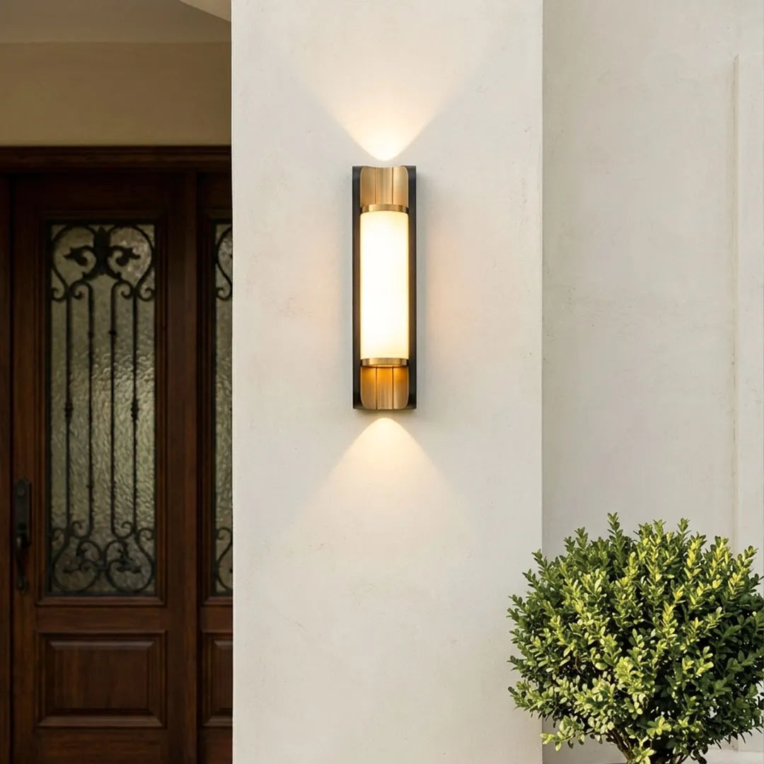 Upp Ner Utomhus Vägglampa Glow Vattentät LED-lampa