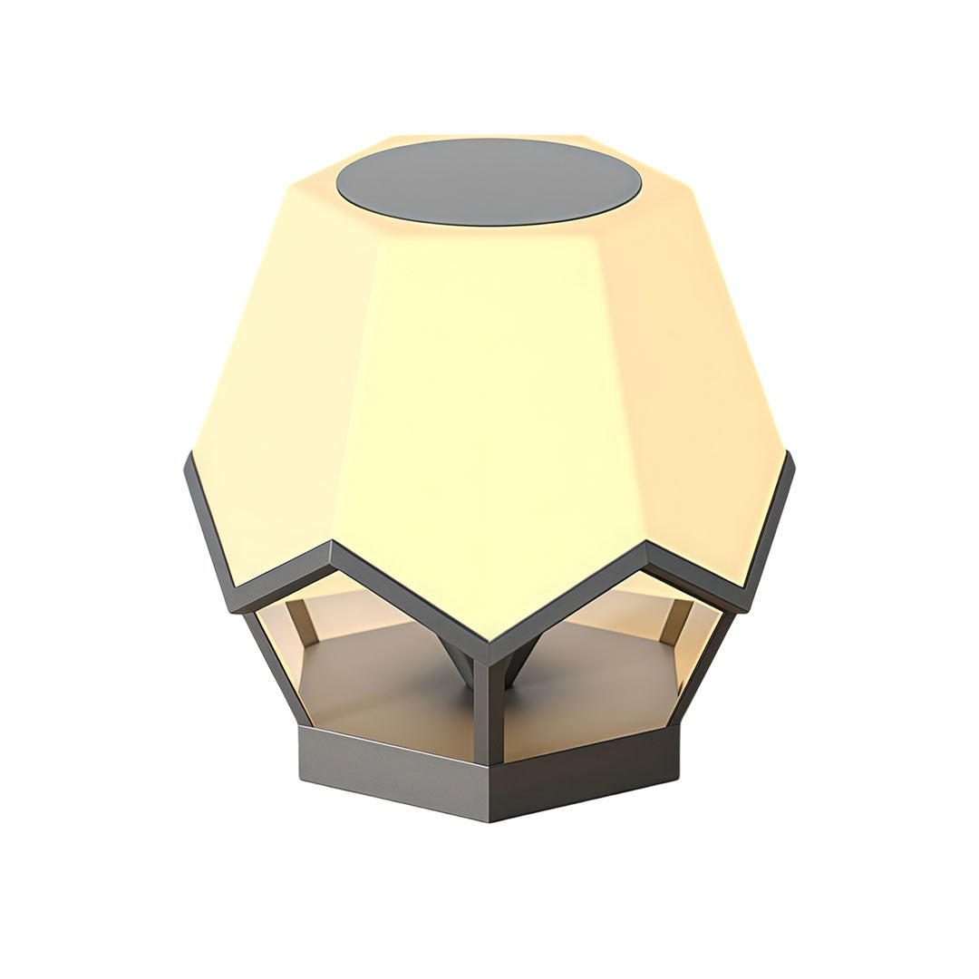 Pillar Top Solar Lights Vattentäta Trädgårdsportlampor