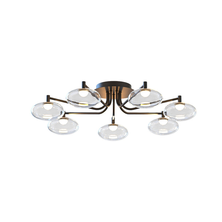 Glas Flush Mount Belysning Modern Kreativ LED Taklampa