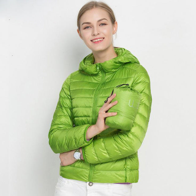 Lätt Jacka Urban Chic Gjord av Down